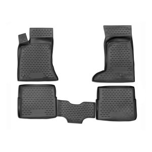 Cadillac SRX Floor Mats - Omac - Rubber TPE - Black - '04-'09